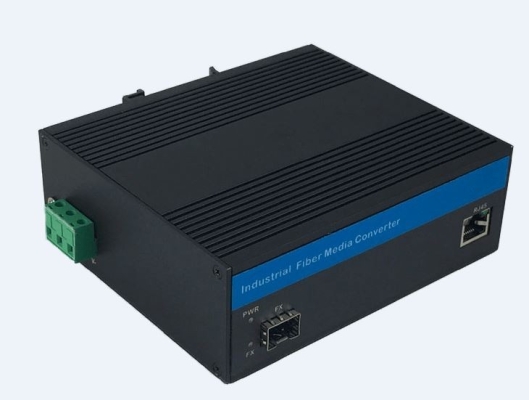 SFP slot based Fast Ethernet Industrial Grade Fiber Media Converter