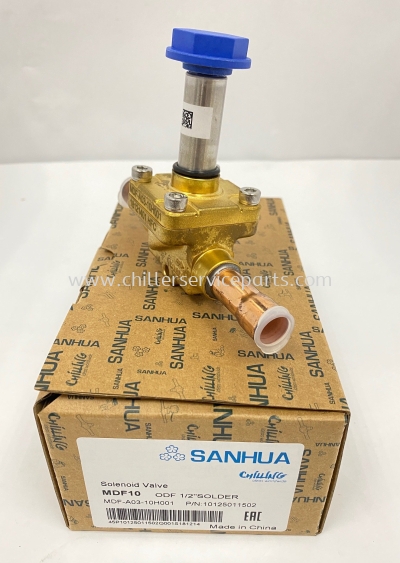 MDF-A03-10H001 SanHua Solenoid Valve 1/2"ODF Solder