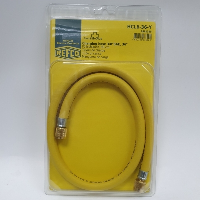 REFCO HCL6-36-Y, 3/8" High Speed Vacuum Hose (3ft)