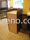 Custom made trash bin for fast food Restaurant Trash Bin / Waste Bin