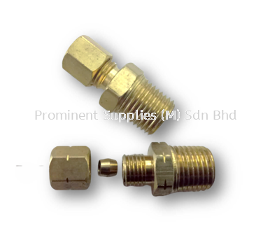 168 - BRASS MALE CONNECTOR