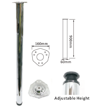 SW1012 DIA60MM 36" TABLE LEG