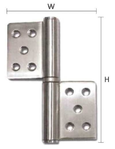 STAINLESS STEEL FLAG HINGE