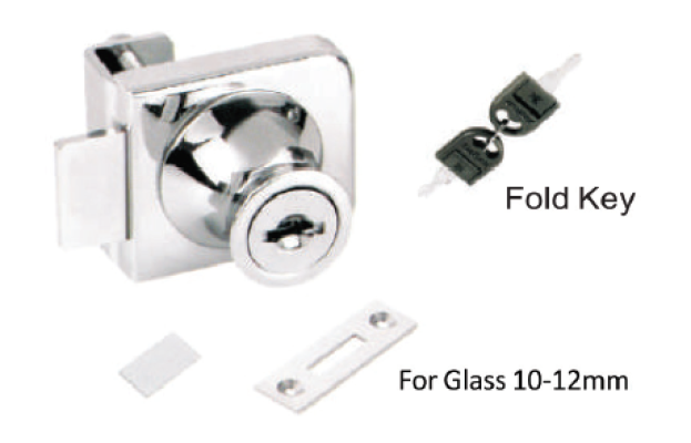 #L417 SINGLE GLASS LOCK