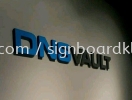 Dns Vault 3D Box up lettering indoor sigange at bukit jelutong shah alam 3D BOX UP LETTERING SIGNBOARD