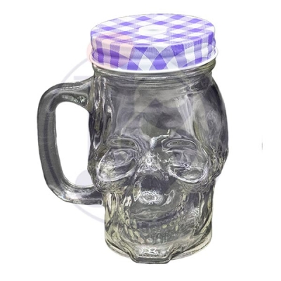 350ml Skeleton Drinking Glass Jar
