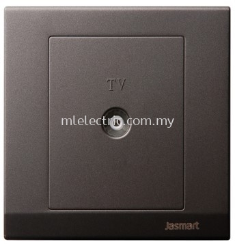 JASMART 1 GANG TV SWITCH BRONZE