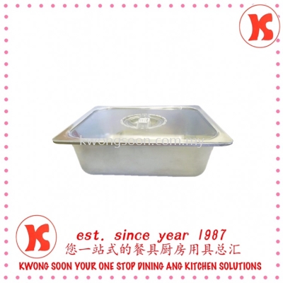 Stainless Steel Food Pan With PC Cover