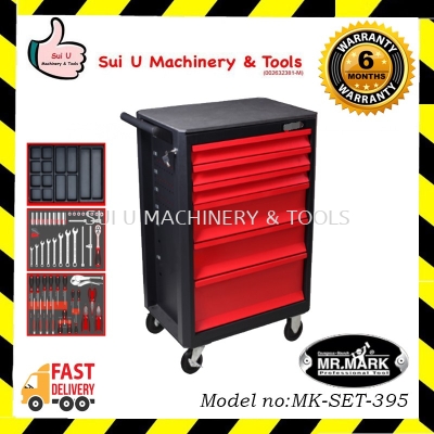 MR. MARK MK-SET-395 61pcs 6-Drawer Trolley Tools Set