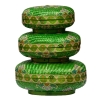 Bamboo Box (Set) - Green Oval Bamboo Box Hotel & Resort Supply