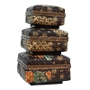 Bamboo Box (Set) - Batik  Bamboo Box Hotel & Resort Supply