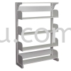 SSLS-4L-OP-A1- Single Sided Library Shelving (4 Shelves) Library Shelving Library Shelving / Library Equipment Steel Furniture