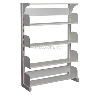 SSLS-4L-OP-A1- Single Sided Library Shelving (4 Shelves)