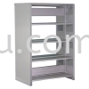 DSLS-4L-SP-A1 - Double Sided Library Shelving (8 Shelves) Library Shelving Library Shelving / Library Equipment Steel Furniture