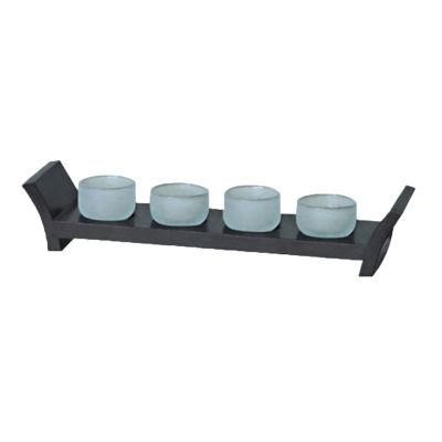 Tray Gamelan w. Frosted Bowl Scrub (Set)