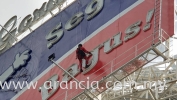  Signage Repairing Work Rope Access Sepecialist