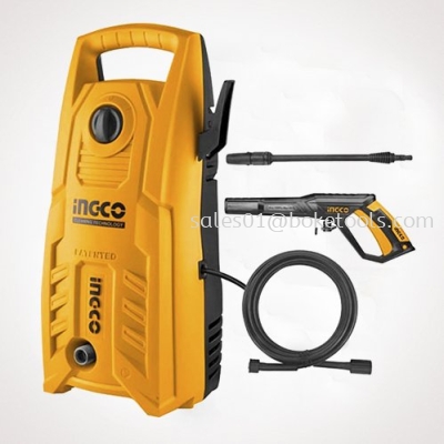 (AVAILABLE IN PIONEER BRANCH) INGCO HPWR14008 High Pressure Washer 1400W - 130 Bar