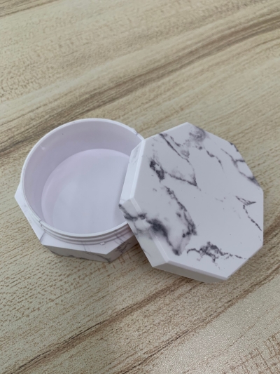 Octagonal Marble Loose Powder Casing - LPC001 - 10g,20g