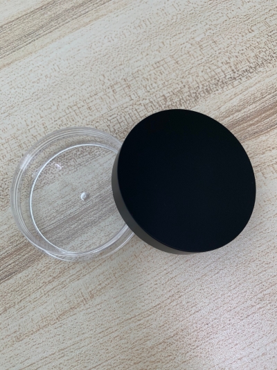 Black Round Loose Powder Casing - LPC003 - 10g