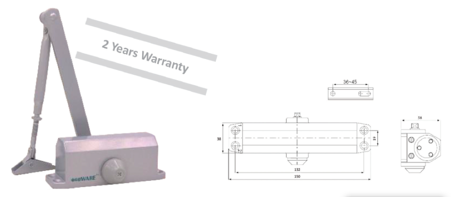 D051 DOOR CLOSER