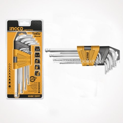 (AVAILABLE IN PIONEER BRANCH) INGCO HHK12091 Ball Point Hex Key