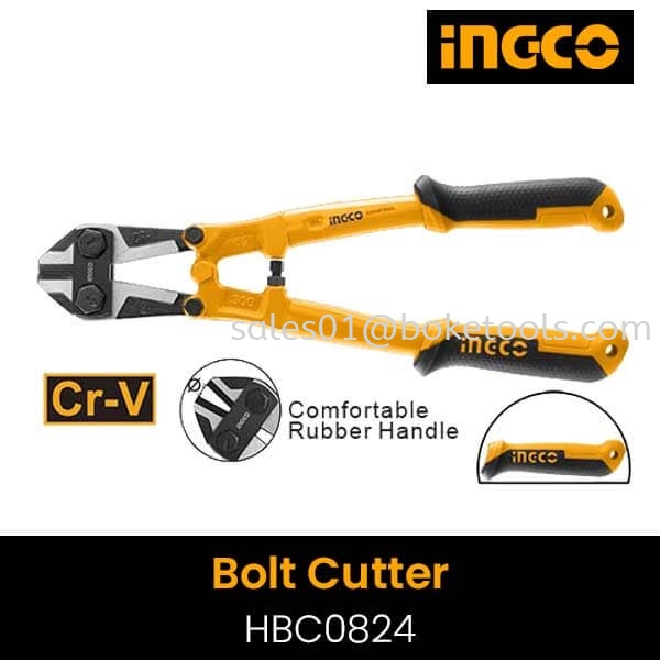 (AVAILABLE IN PIONEER BRANCH) INGCO HBC0812 Bolt Cutter 12" BOLT CUTTER HAND TOOLS  POWER TOOLS - INGCO