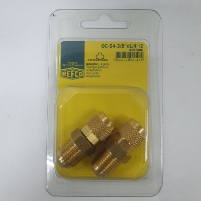 RECOVERY HOSE ADAPTOR WITH GASKET 3/8'' X 1/4''SAE 2PCS/PACK)