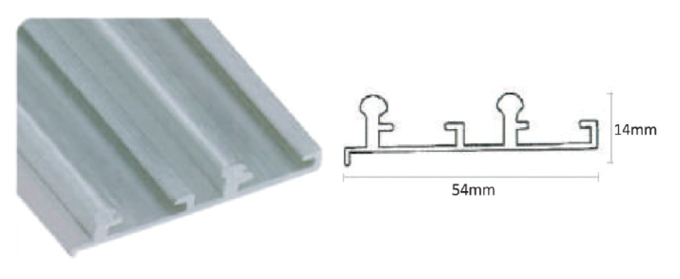 TOP TRACK FOR H03 ROLLER  USE