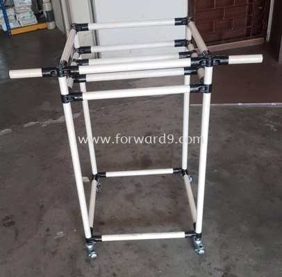 ABS Pipe & Joint 2 Tier Trolley with Handle 