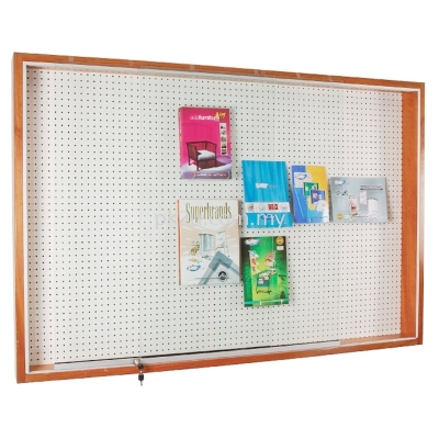 Wooden Cabinet Peg Board