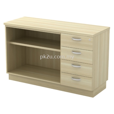 SC-YOP-7124 - Open Shelf + Fixed Pedestal 4D