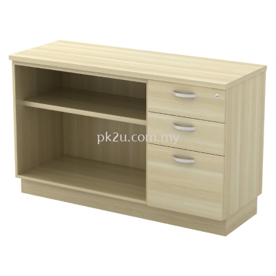 SC-YOP-7123 - Open Shelf + Fixed Pedestal 2D1F