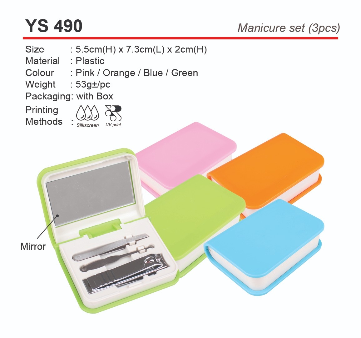 D*YS490  Manicure Set (3pcs) (A)