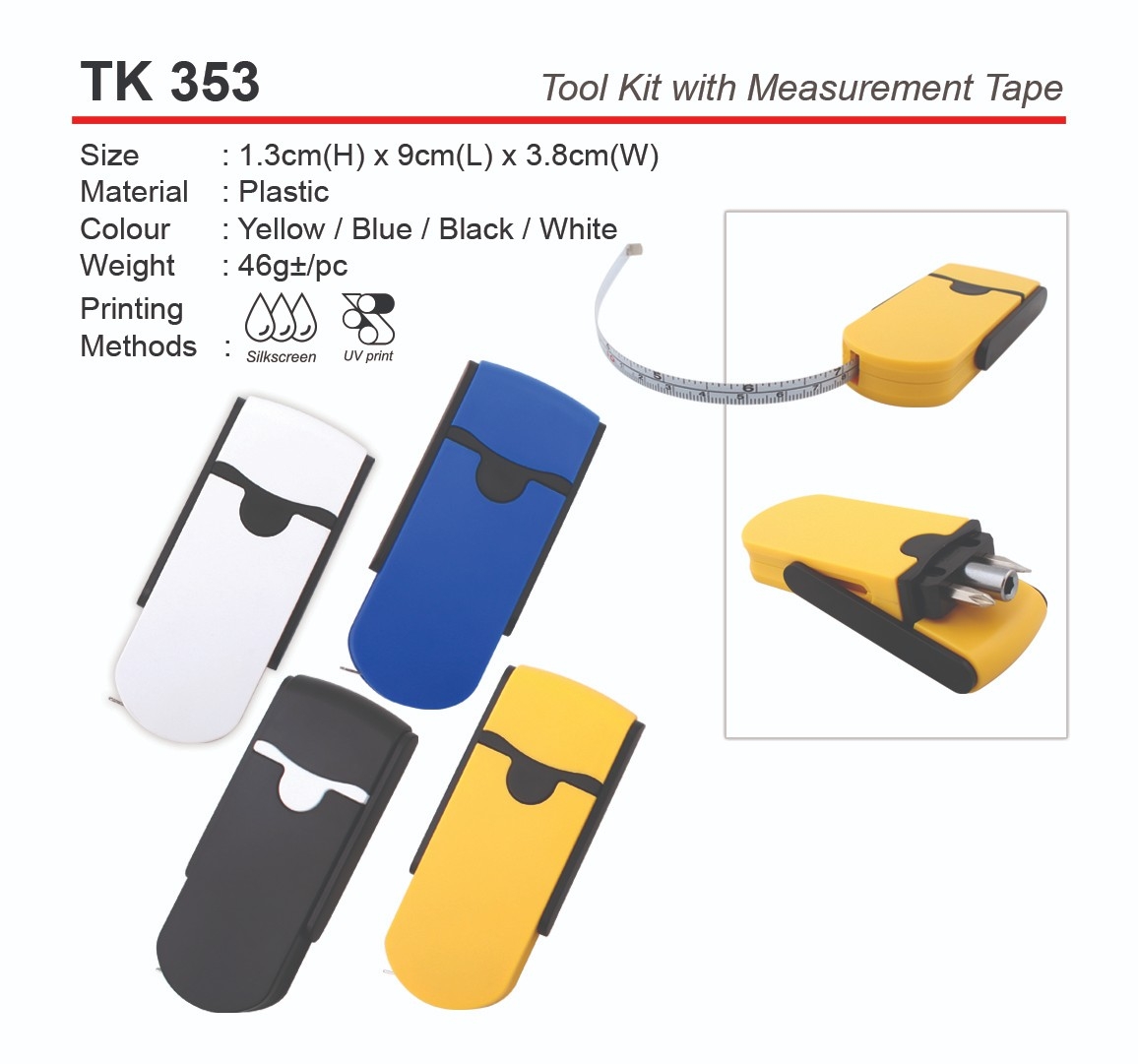 TK353 Tool Kit with Measurement Tape (A)