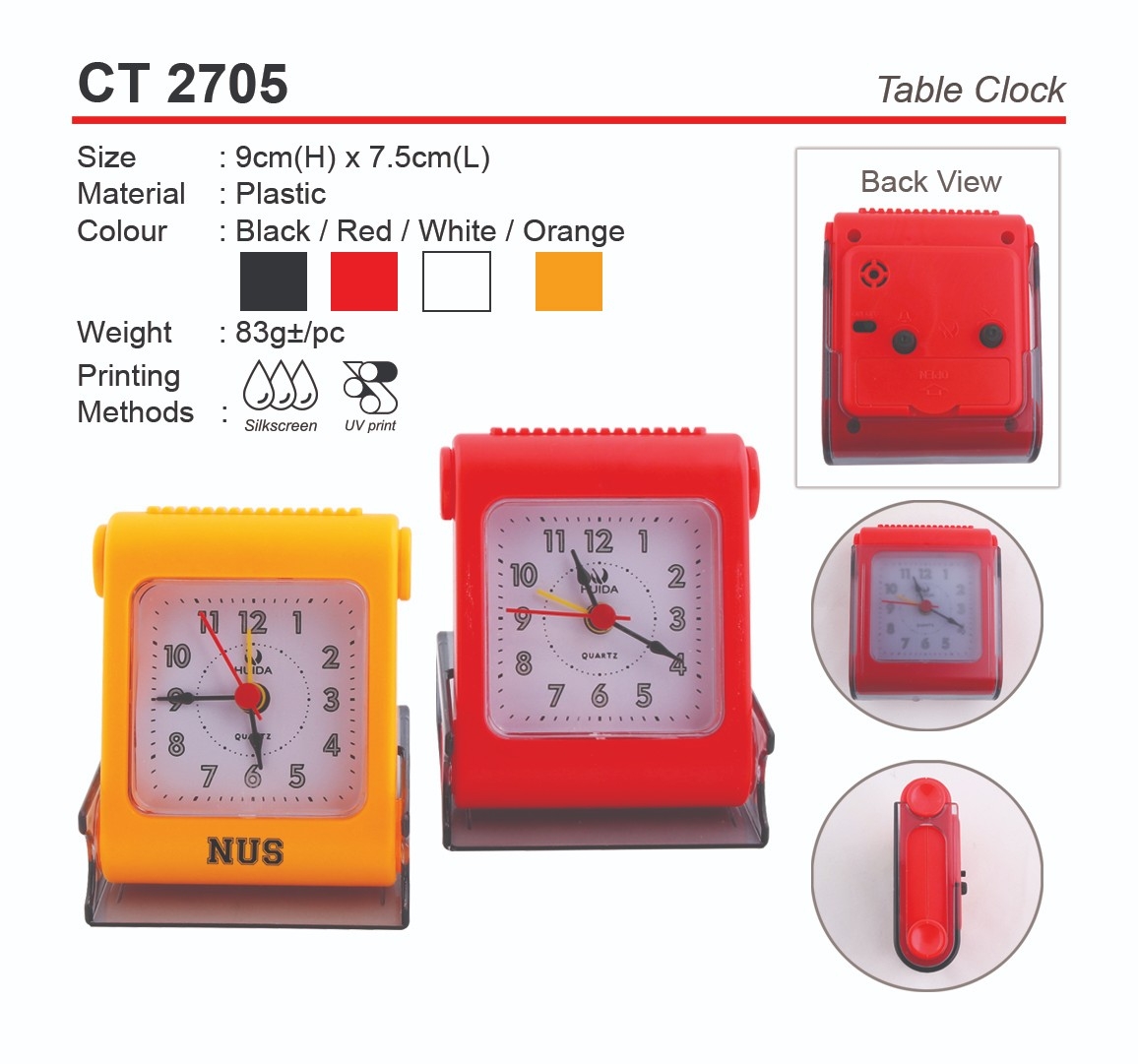 D*CT 2705  Table Clock (A)