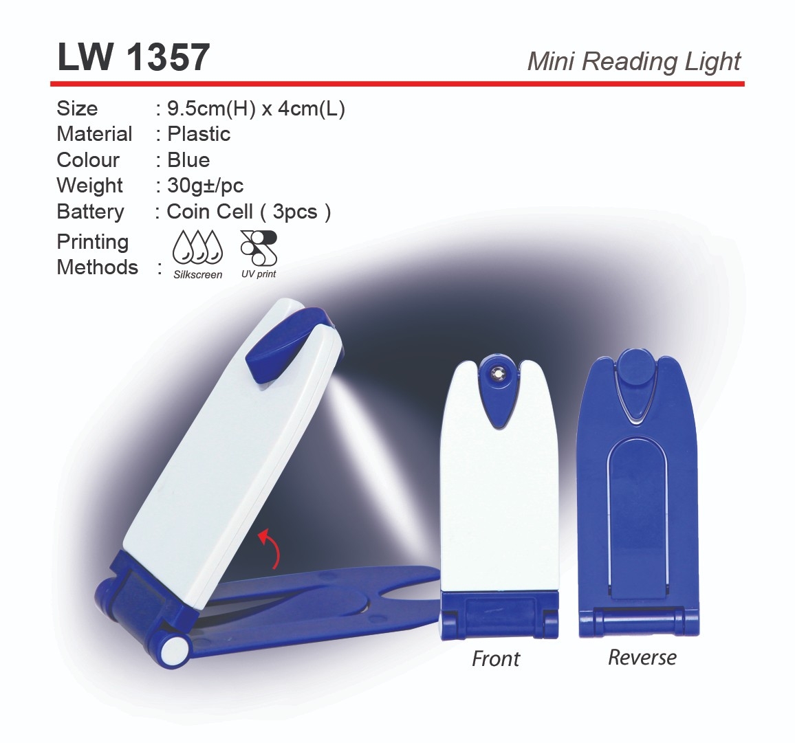 D*LW1357 Mini Reading Light (A)