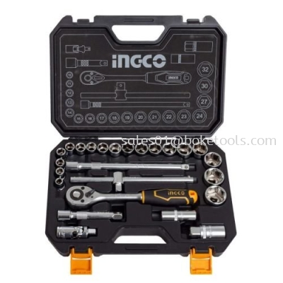(AVAILABLE IN PIONEER BRANCH) INGCO HKTS12251 25Pcs 1/2" Socket Set