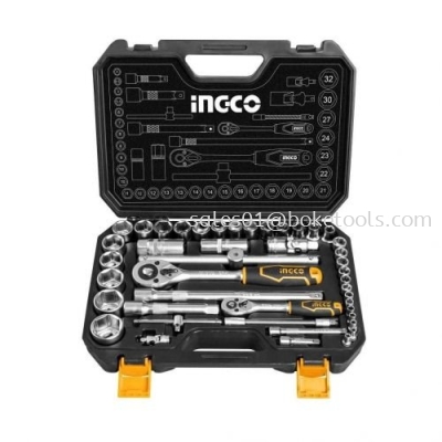 (AVAILABLE IN PIONEER BRANCH) INGCO HKTS42441 44PCS 1/4And 1/2 Socket Set