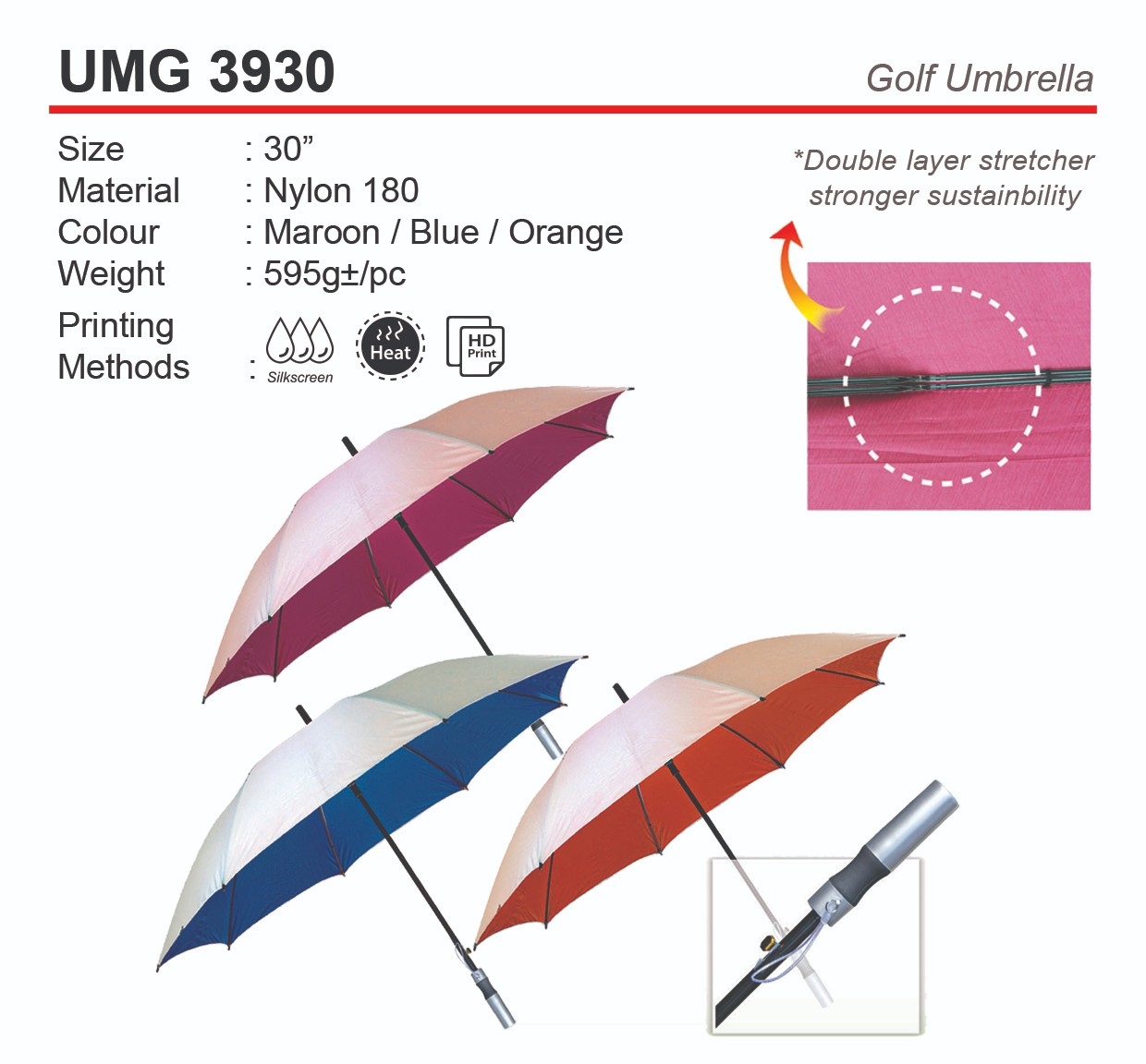 UMG3930  Golf Umbrella (A)