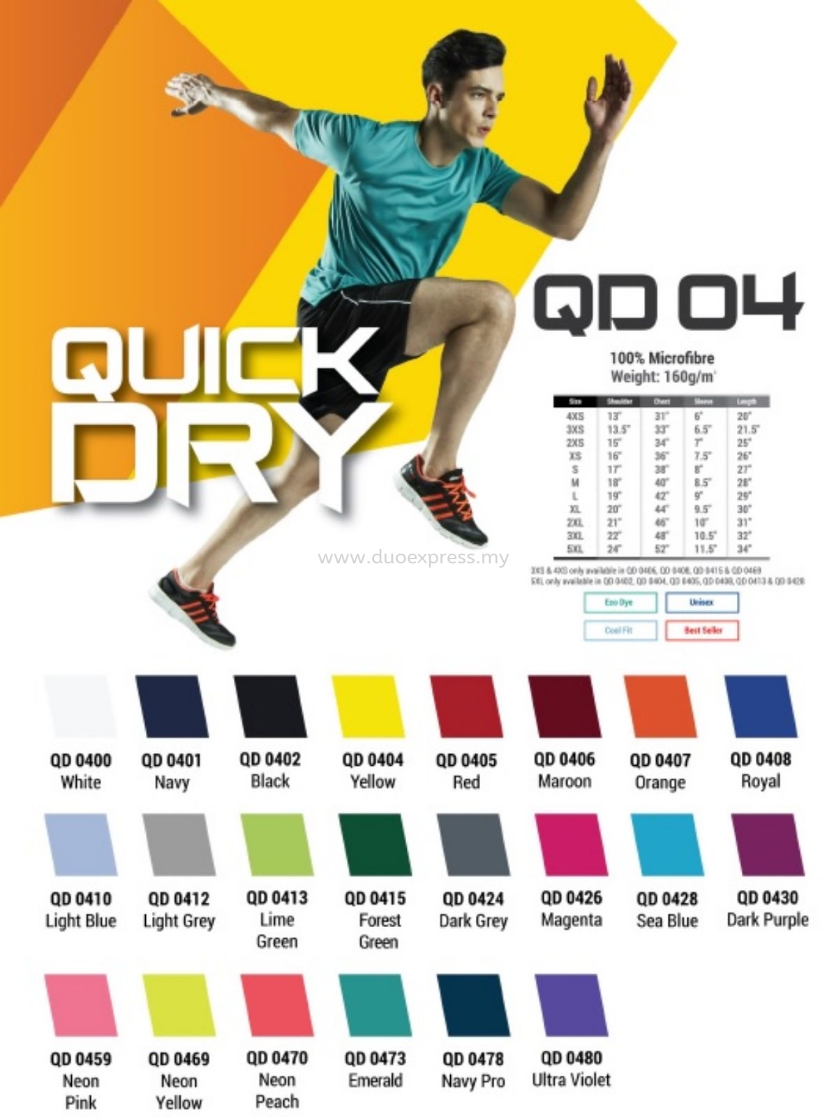 Roundneck QuickDry T shirt