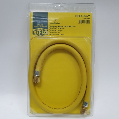 HCL6-36-Y, 3/8" REFCO Rapid Recovery Hose (3ft)