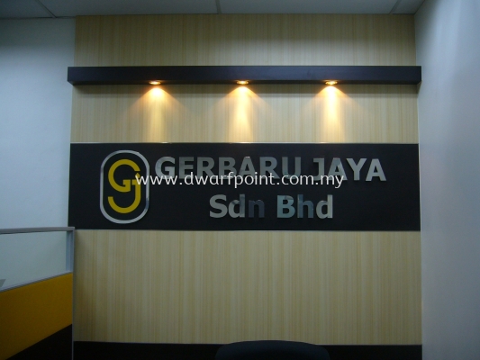 BA Stainless Steel Emboss Sign