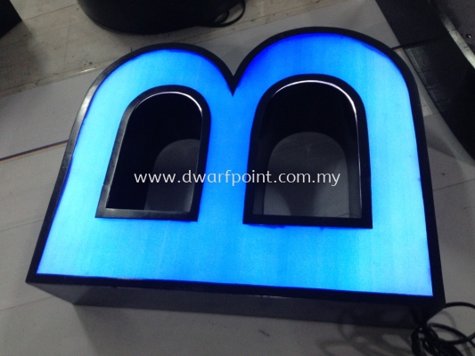 Acrylic Fronlit Led Box Up Lettering