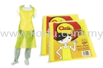 APRON YELLOW BUBBLES /GLOVES / APRON / CAP