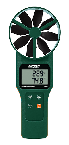 Extech AN300 Large Vane CFM/CMM Thermo-Anemometer