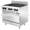 Stainless Steel Deluxe Range With Open Burner (DRO6-17) STOVE