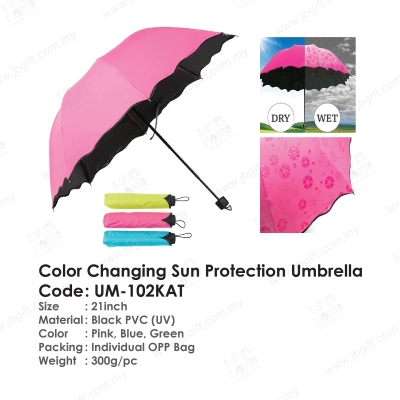 Color Changing Sun Protection Umbrella UM-102KAT