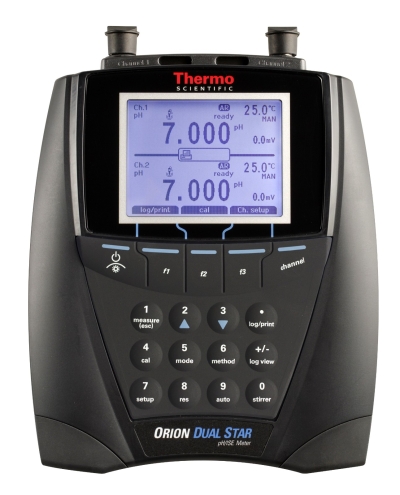 Orion Dual Star pH, ISE, mV, ORP and Temperature Dual Channel Benchtop Meter