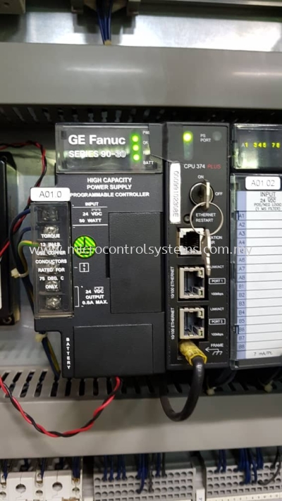 GE Fanuc series 90-30 plc repair,trouble shooting and program