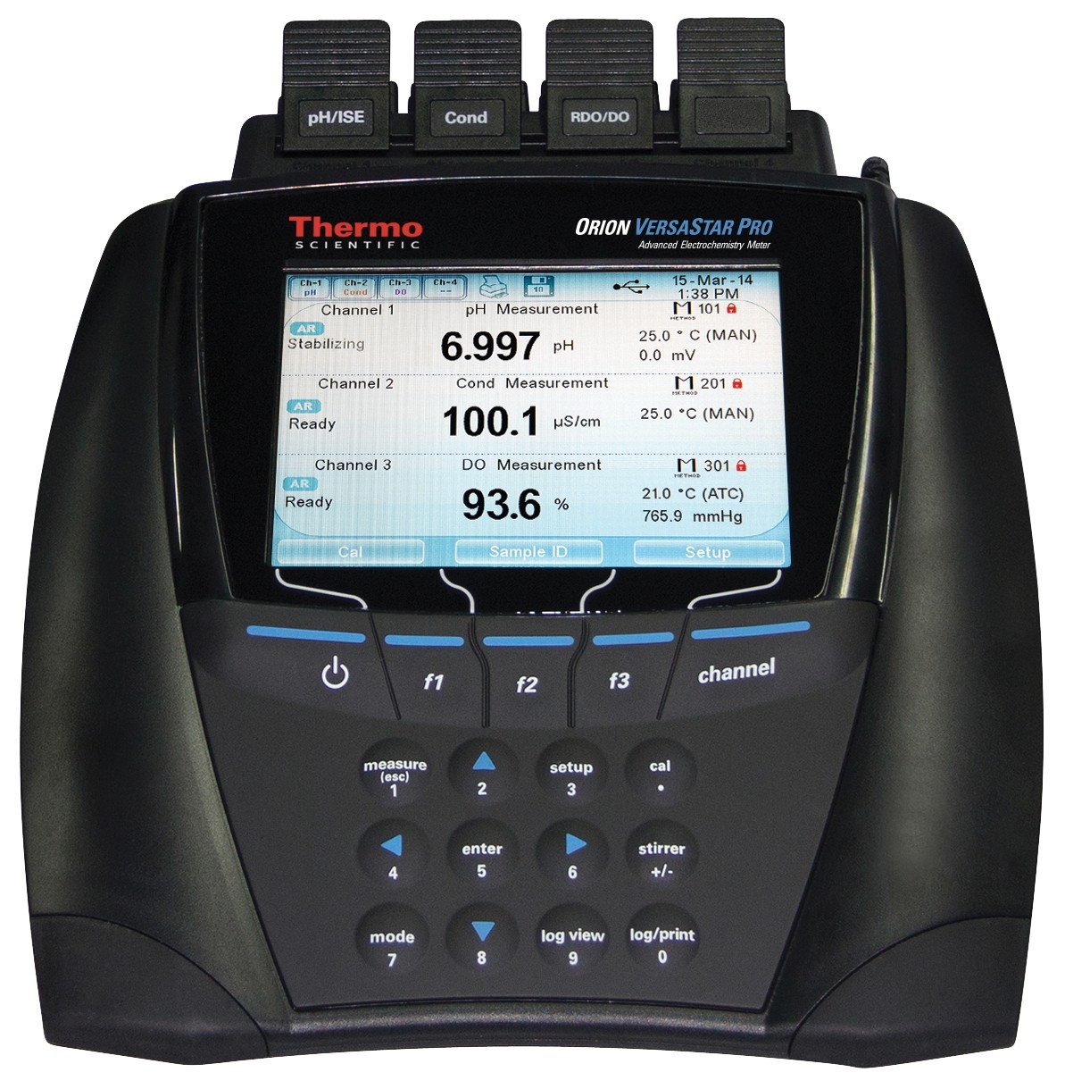 Orion Versa Star Pro pH/ISE/Conductivity/RDO/Dissolved Oxygen Multiparameter Benchtop Meter